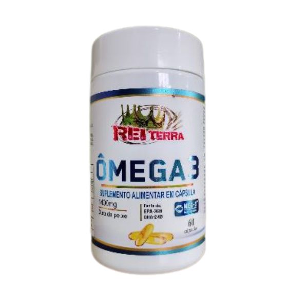 OMEGA 3 - OLEO DE PEIXE - 60 CAPSULAS - REI TERRA